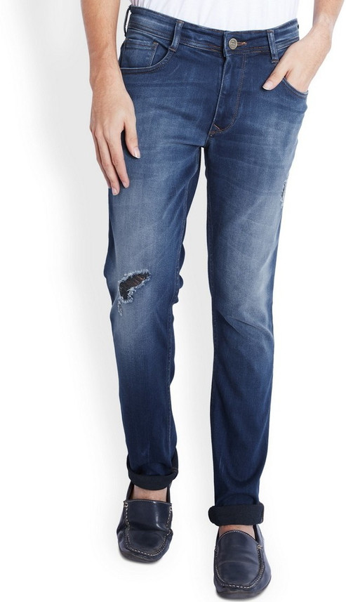 PARX Slim Men Dark Blue Jeans - Buy 