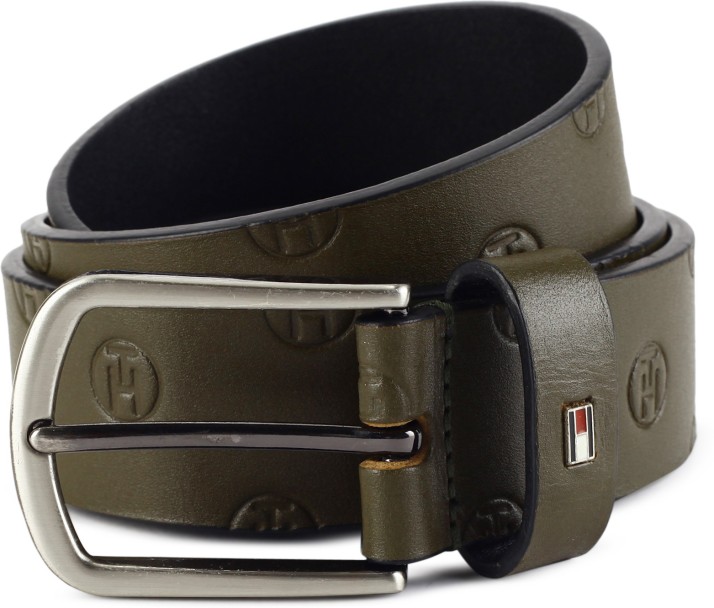 tommy hilfiger green belt