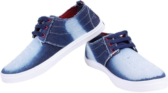 MY COOL STEP Lace Up Blue Casual Shoes 