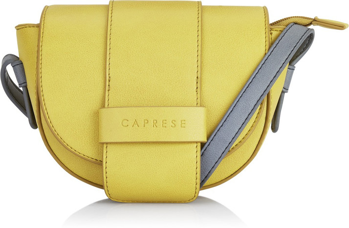 caprese yellow sling bag