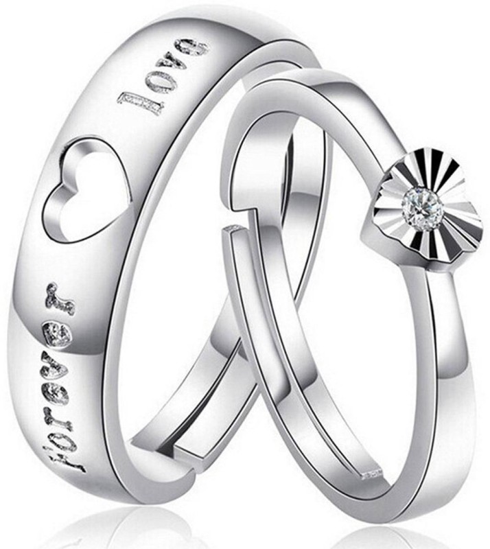 white gold couple ring price