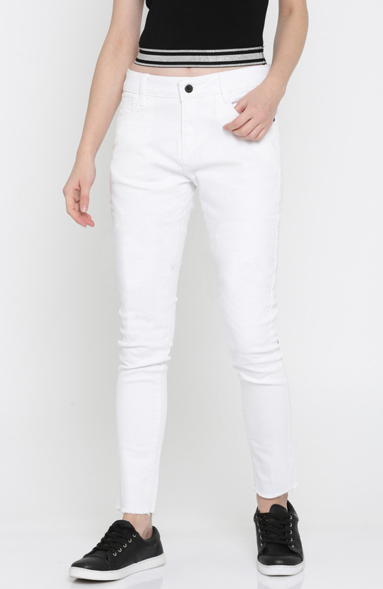 white jeans flipkart