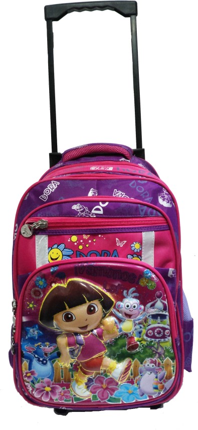 flipkart school trolley bags