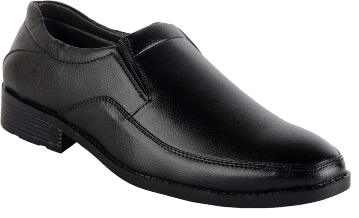 faux leather formal shoes