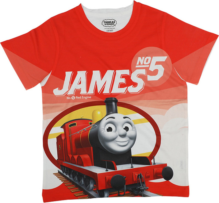 Boys Printed Polycotton T Shirt 