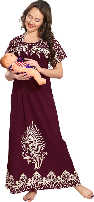 AV2 Women Maternity/Nursing Nighty 