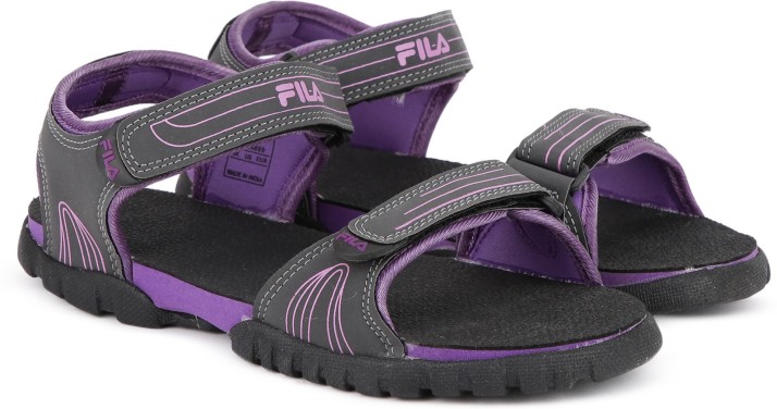 fila sandals womens purple