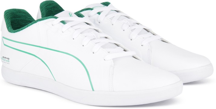 puma mercedes white sneakers