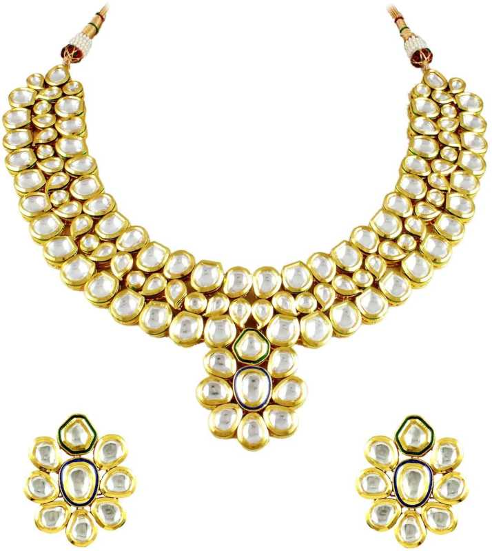 The Art Jewellery Brass Jewel Set Price In India Buy The Art Jewellery Brass Jewel Set Online At Best Prices In India Flipkart Com Lotus_silver_jewellery best seller exculsive samantha choker set. flipkart