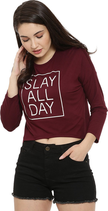 crop t shirt flipkart