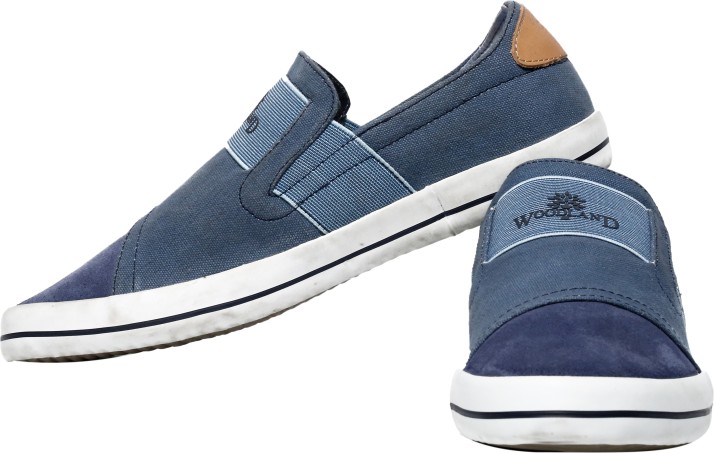 woodland slip on sneakers for men