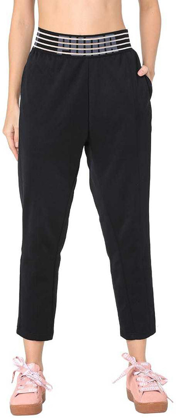 PUMA FUSION Pants Solid Women Black 