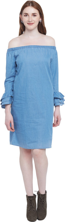 flipkart denim dress