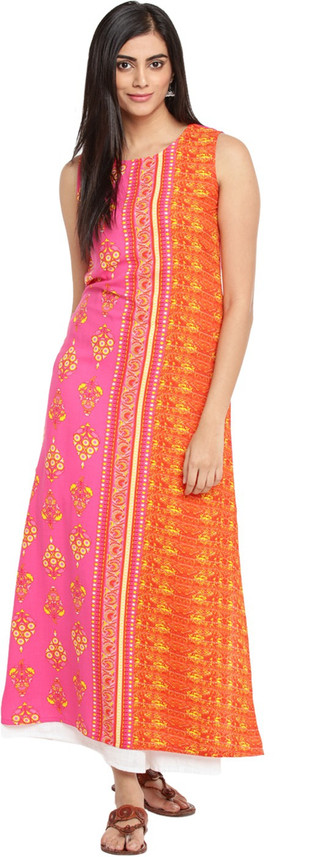 akkriti by pantaloons women's maxi dress