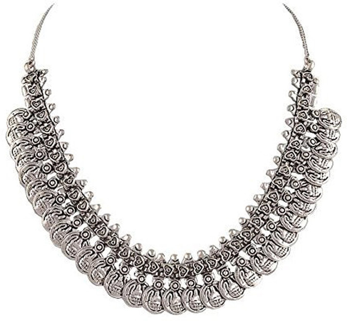 oxidised necklace flipkart