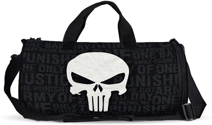 skull gym bag