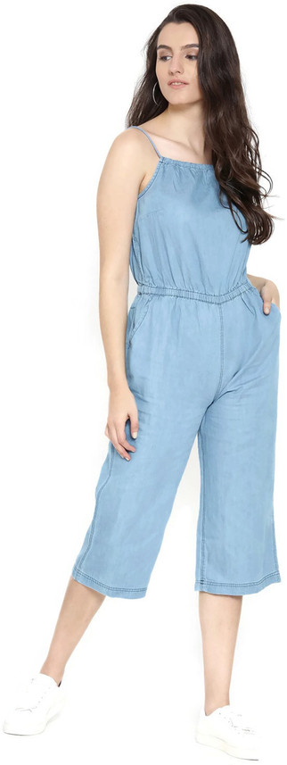 denim jumpsuit online flipkart