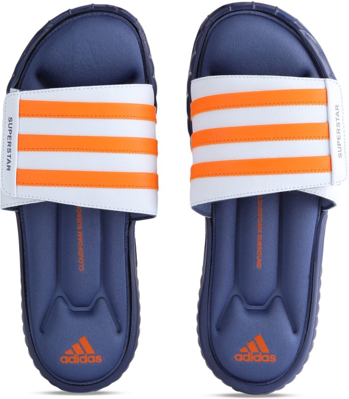 adidas slippers orange