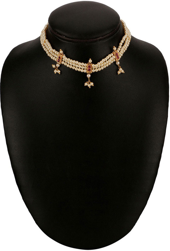 Sadnya Traditional Pearl Necklace 