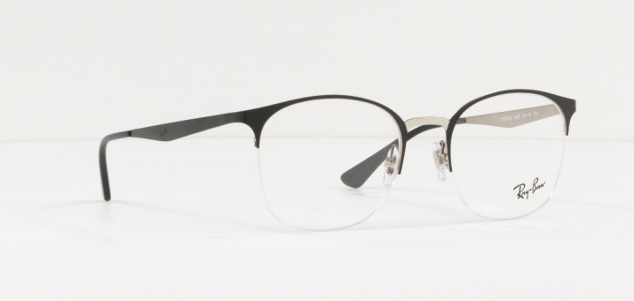 ray ban half frame glasses