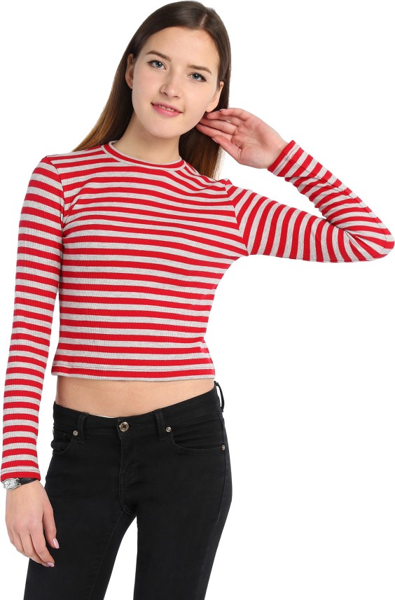 full sleeve t shirts for womens flipkart