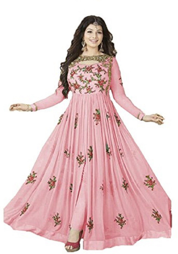 flipkart pink gown