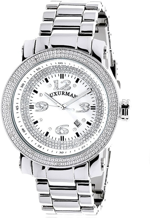 iced out armani watch