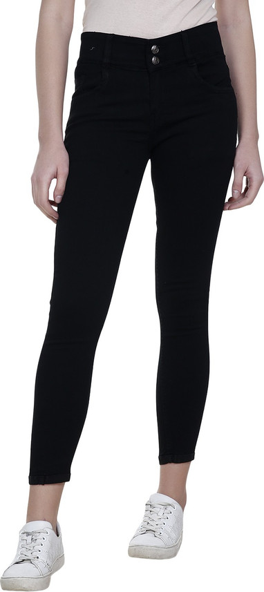 flipkart black jeans pant