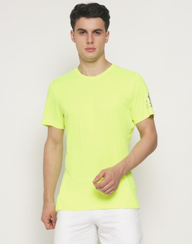 neon green adidas t shirt