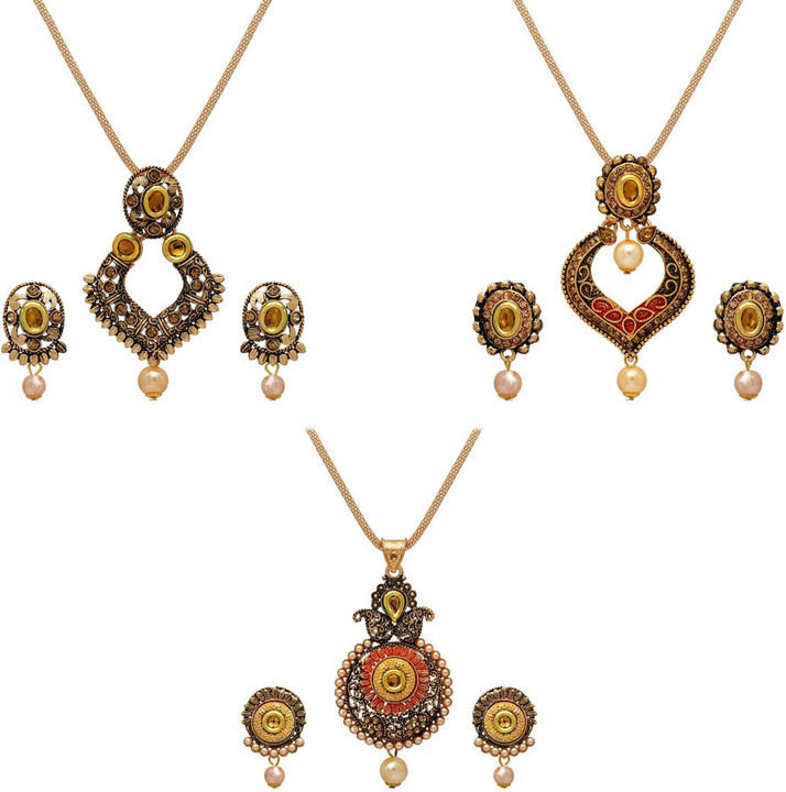 khushboo Gold-plated Pearl Alloy 