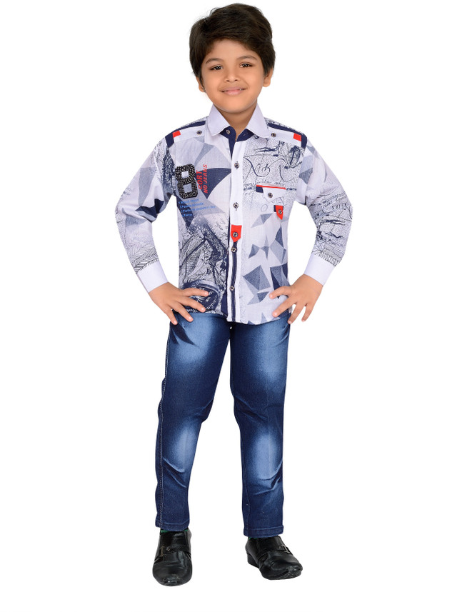 jeans shirt for boy flipkart
