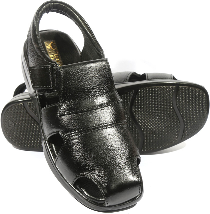 flipkart men's leather sandals