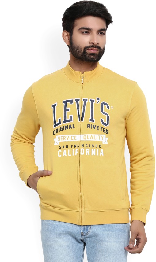 levi's full sleeve printed men's sweatshirt