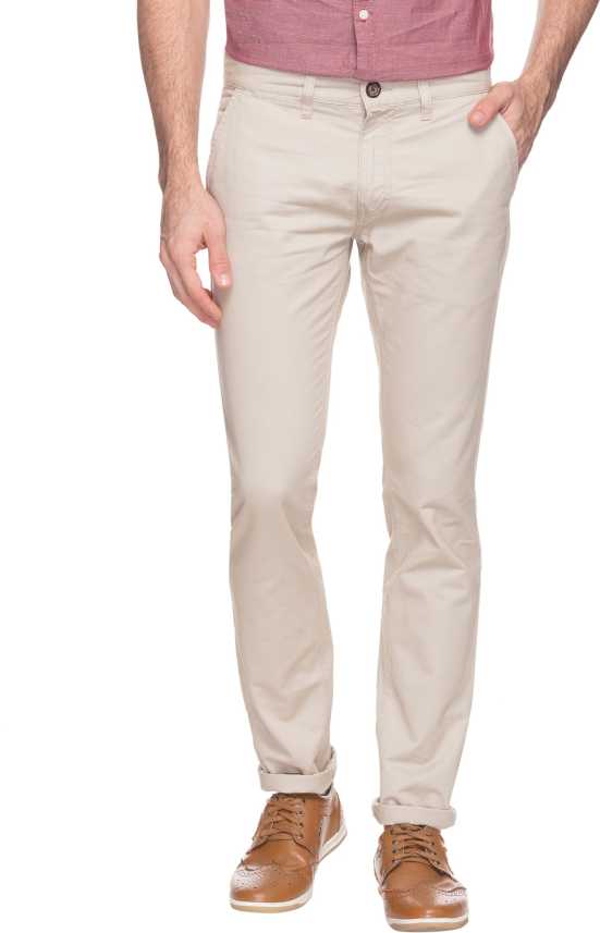 mm Forinden svimmelhed BUFFALO by FBB Tapered Men White Trousers - Buy BUFFALO by FBB Tapered Men White  Trousers Online at Best Prices in India | Flipkart.com