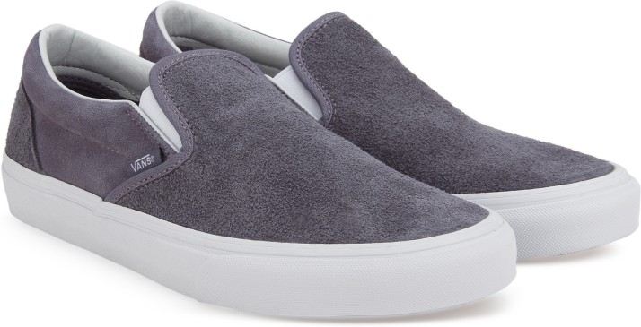 vans hairy suede slip on