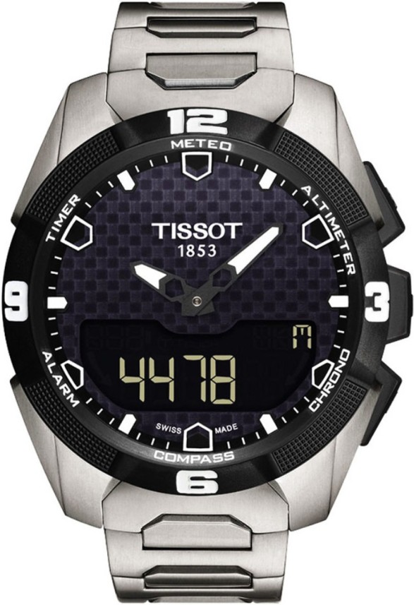 tissot digital and analog watch