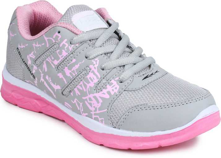 Columbus Ruhi 04 Greypink Running Shoes For Women Buy Columbus