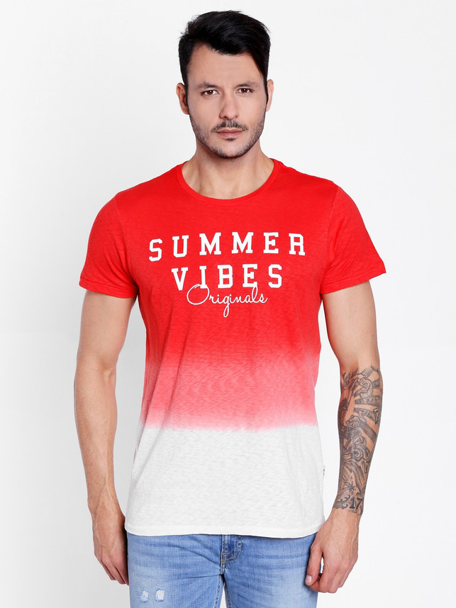 red t shirt flipkart