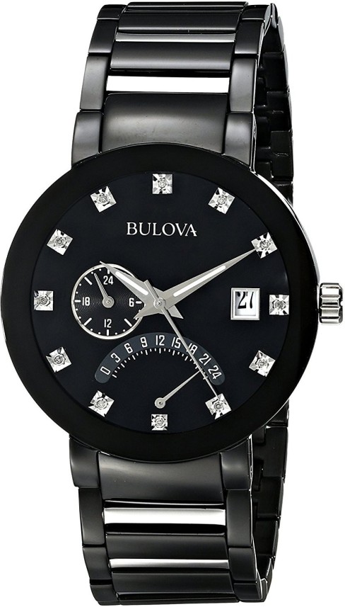 bulova 12 diamond mens watch