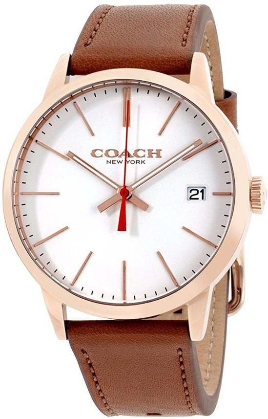 coach new york watch men's