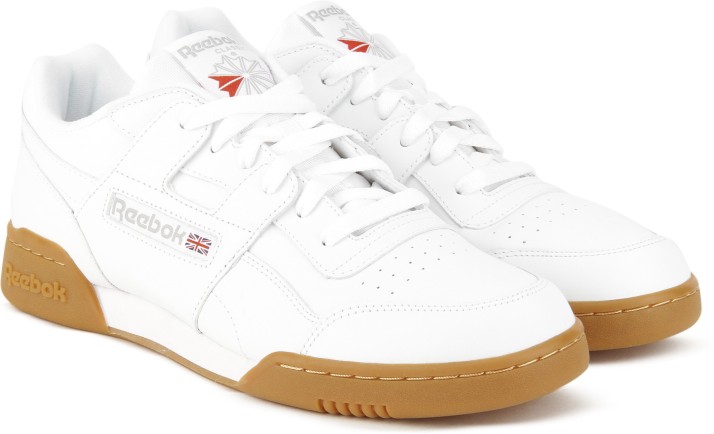 reebok trainer shoes white & red price