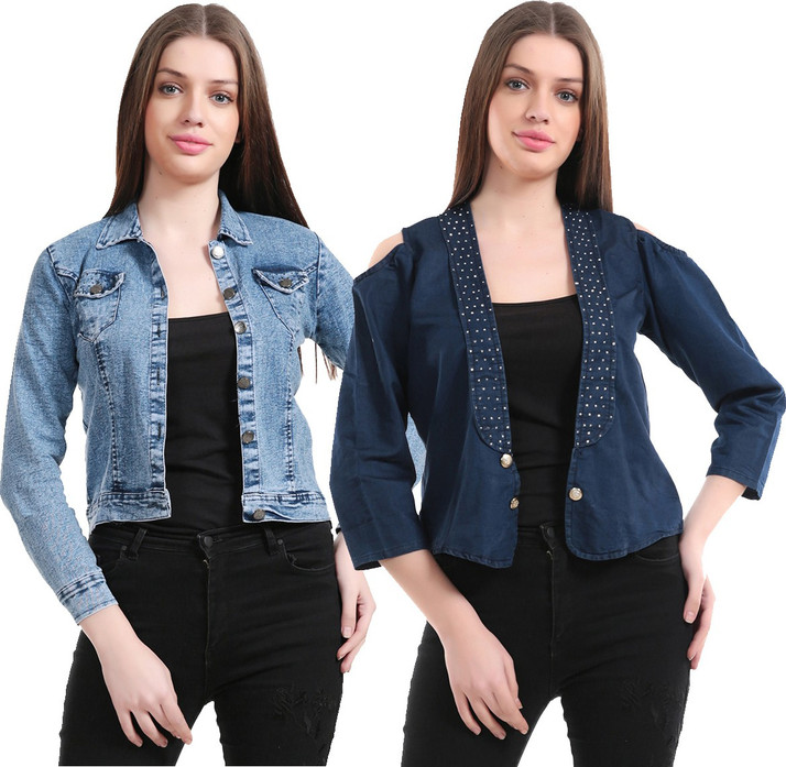 denim jacket for women on flipkart