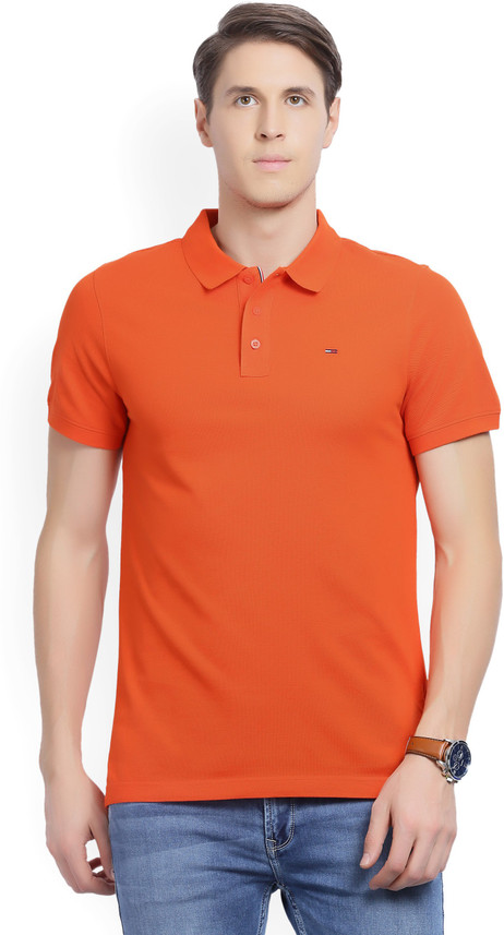 t shirt tommy hilfiger orange 