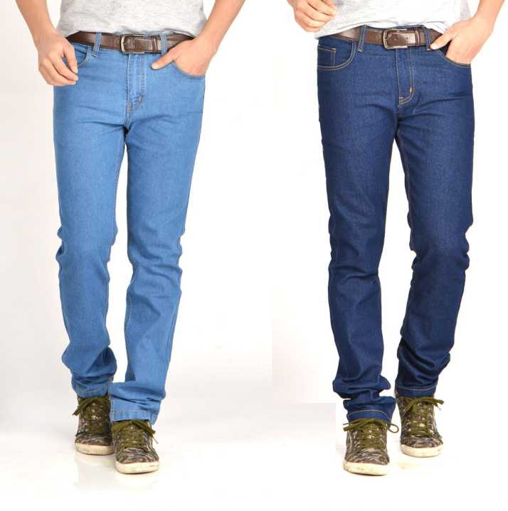 American indigo Slim Men Jeans - Buy American indigo Slim Men Blue Jeans Online at Best Prices in India