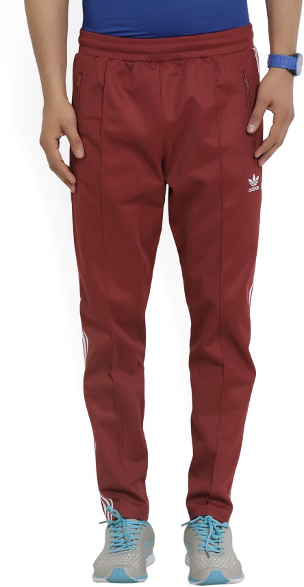 maroon adidas pants mens