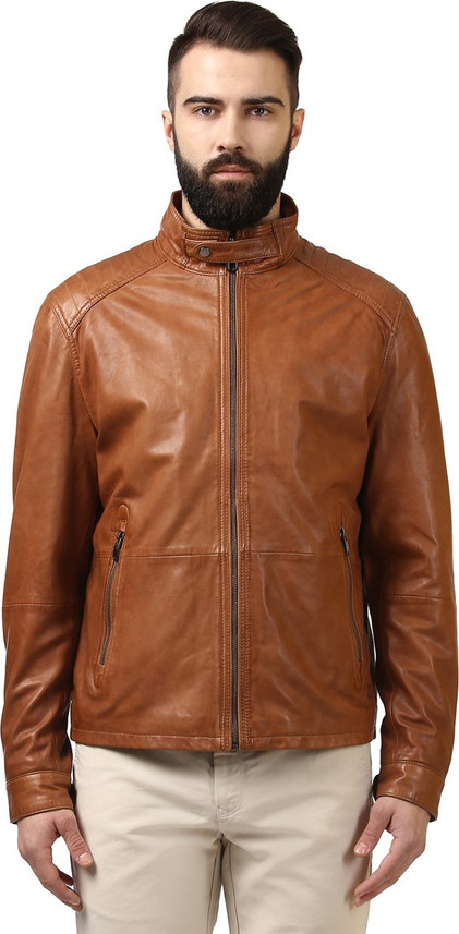 raymond leather jacket