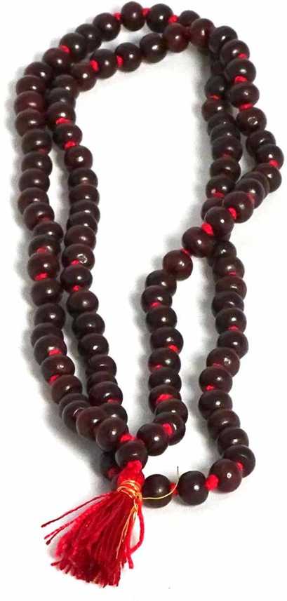 Buy 100 Original Red Sandalwood Mala Online At Best Price In India Abhimantrit Com