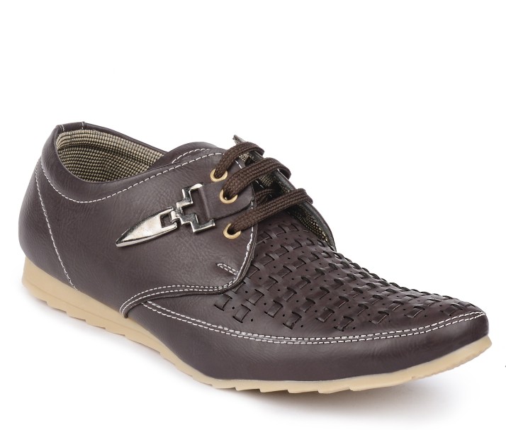 brown casual shoes flipkart