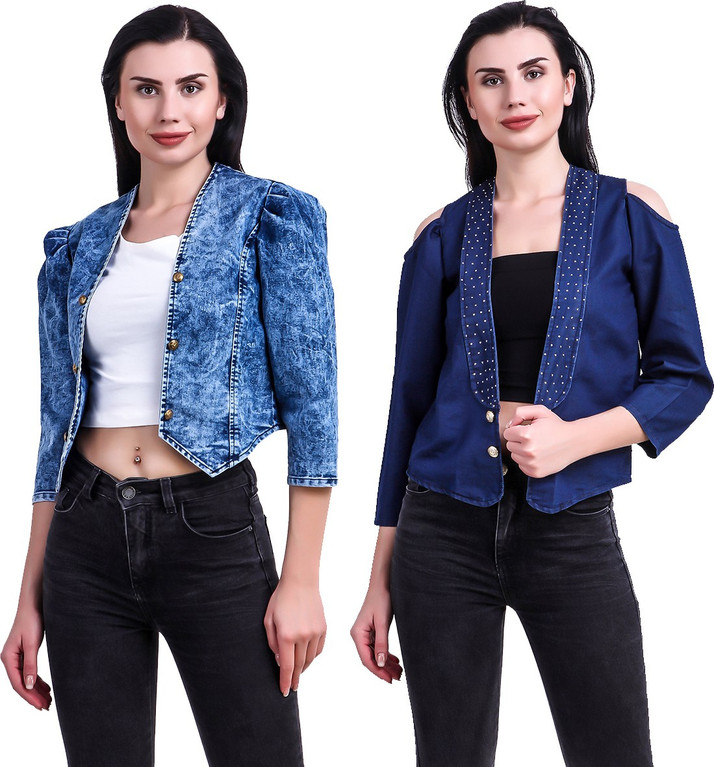 denim jacket for women on flipkart