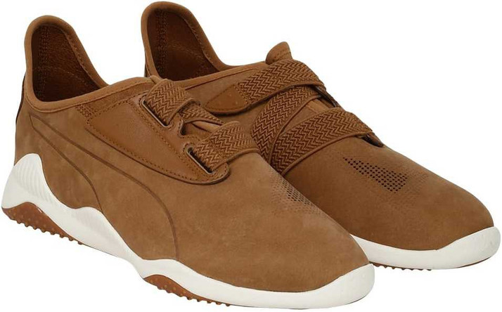 puma mostro brown leather